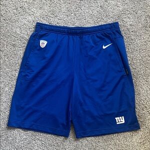 NY Giants lightweight athletic shorts